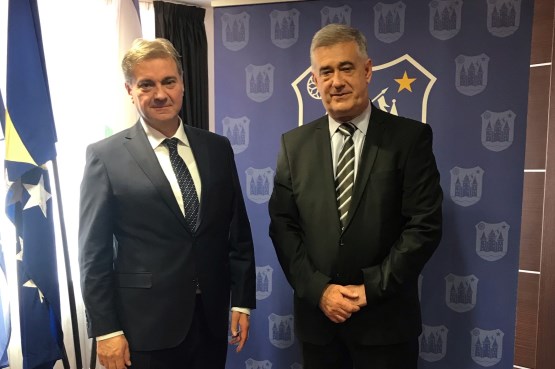 Predsjedatelj Zastupničkog doma dr. Denis Zvizdić sastao se s gradonačelnikom Bihaća 